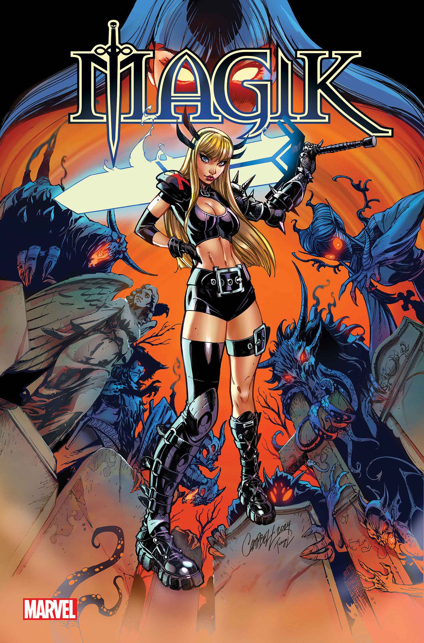 Magik #1 A J Scott Campbell Ashley ALlen (01/08/2025) Marvel