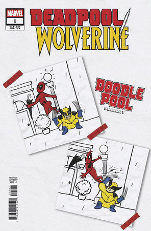 Deadpool Wolverine #1 E Doodlepool Variant (01/01/2025) Marvel