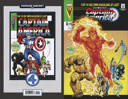 Sam Wilson Captain America #1 D Tbd Artist Fantastic Four Homage Variant (01/01/2025) Marvel