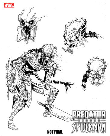 Predator Vs Spider-Man #1 A1 Cover Set Of 7 1:10 1:25 1:100 (04/23/202