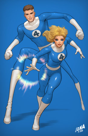 Fantastic Four #14 F 1:50 David Nakayama Color Block Blue Virgin Variant (07/15/2026) Marvel