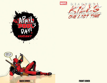 Deadpool Kills The Marvel Universe One Last Time #1 H Dave Bardin Blank April Pools Day Variant (04/02/2025) Marvel