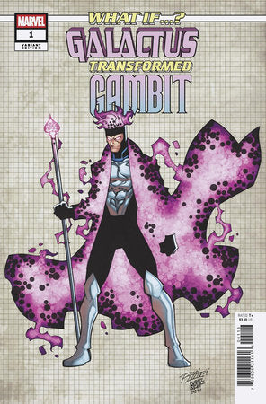 What If...? Galactus Galactus Transformed Gambit? #1 D 1:10 Ron Lim Design Variant (01/08/2025) Marvel