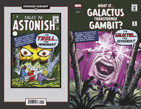 What If...? Galactus Galactus Transformed Gambit? #1 B Alex Saviuk Sci-Fi Homage Variant (01/08/2025) Marvel