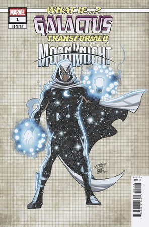 What If...? Galactus Galactus Transformed Moon Knight? #1 D 1:10 Ron Lim Design Variant (01/15/2025) Marvel