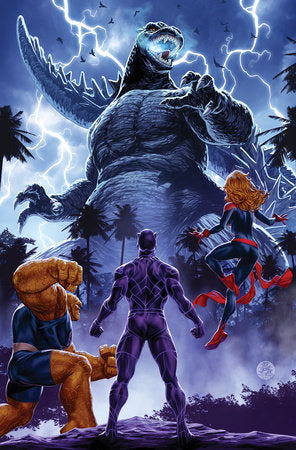 Godzilla Destroys The Marvel Universe #4 G 1:50 Mark Brooks Virgin Variant (10/15/2025) Marvel