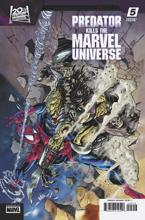 Predator Kills The Marvel Universe #5 C 1:25 Sergio Davila Variant (12/31/2025) Marvel - Golden Apple Comics