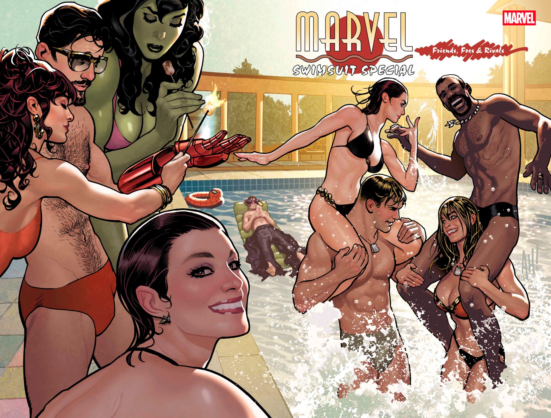 Marvel Swimsuit Special Friends, Foes & Rivals #1 A1 Cover Set Of