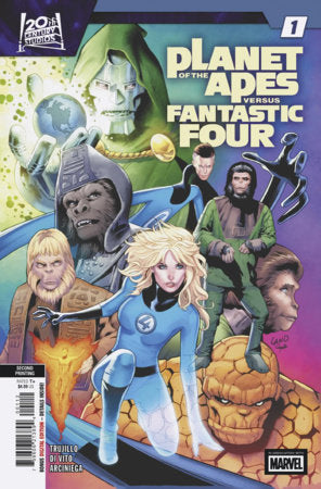 Planet Of The Apes Vs. Fantastic Four #1 2nd Print A Greg Land Variant (03/18/2026) Marvel