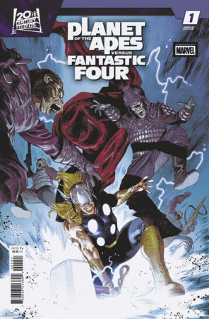 Planet Of The Apes Vs. Fantastic Four #1 B Francesco Mobili Versus Variant (02/04/2026) Marvel