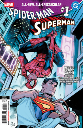 Marvel Dc Spider-Man Superman #1 2nd Print B Martin Coccolo Variant (05/27/2026) Marvel - Golden Apple Comics