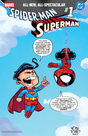 Marvel Dc Spider-Man Superman #1 R Skottie Young Variant (04/15/2026) Marvel - Golden Apple Comics