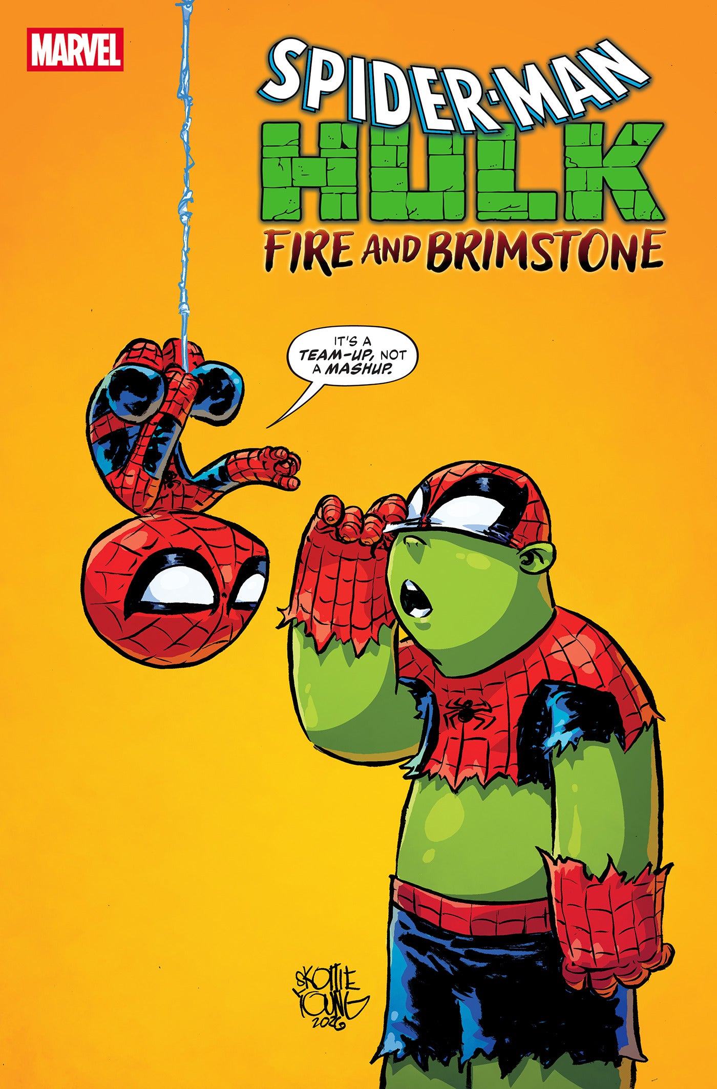 Spider-Man Hulk Fire And Brimstone #1 A1 Cover Set Of 9 1:25 1:100 (08/19/2026) Marvel