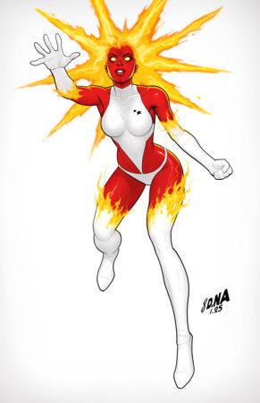 Captain Marvel Dark Past #1 G 1:50 David Nakayama Color Block White Virgin Variant (04/01/2026) Marvel - Golden Apple Comics