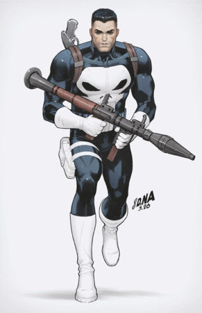 Punisher #3 F 1:50 David Nakayama Color Block White Virgin Variant (04/29/2026) Marvel - Golden Apple Comics