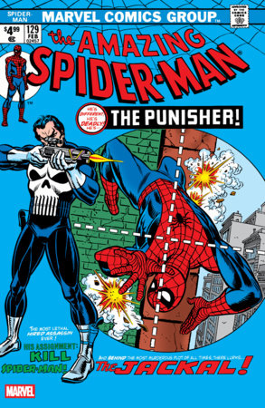 Amazing Spider-Man #129 B Facsimile Edition Blue Foil Variant [New Printing 2] (07/08/2026) Marvel - Golden Apple Comics