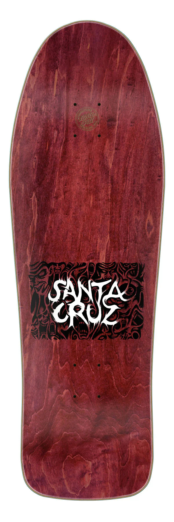 Santa Cruz Knox Firepit Burgundy Stain 10" Skateboard Deck