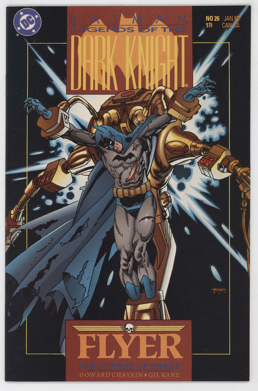 Batman Legends of the Dark Knight 26 DC 1992 NM+ 9.6