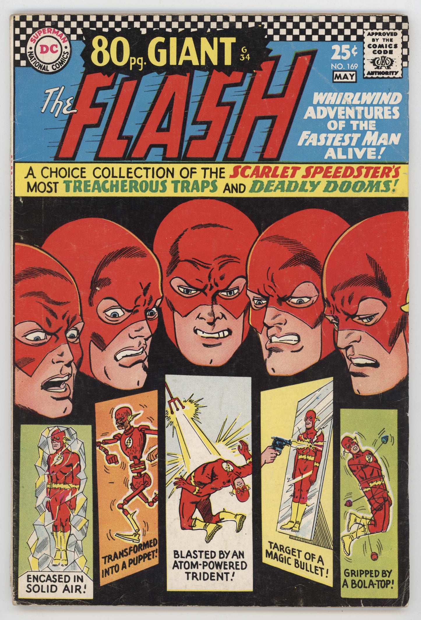 Flash 169 DC 1967 VG FN Mirror Master Carmine Infantino 107 113 119 122 133