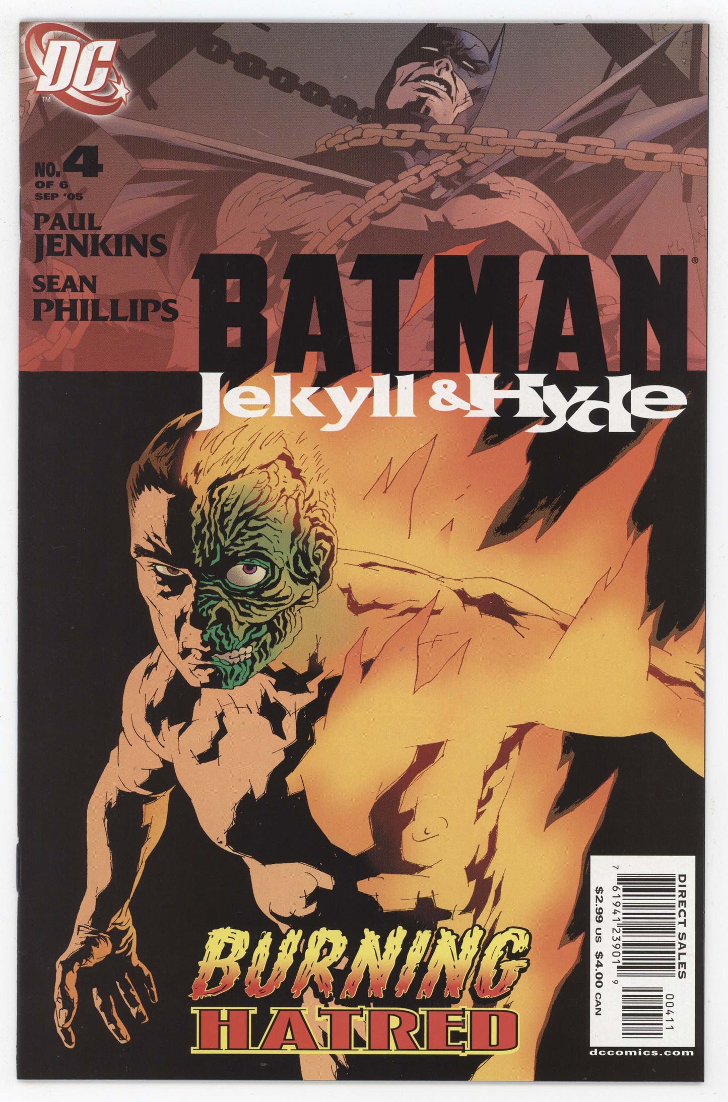 Batman JekyII and Hyde 4 DC NM Sean Phillips Two Face