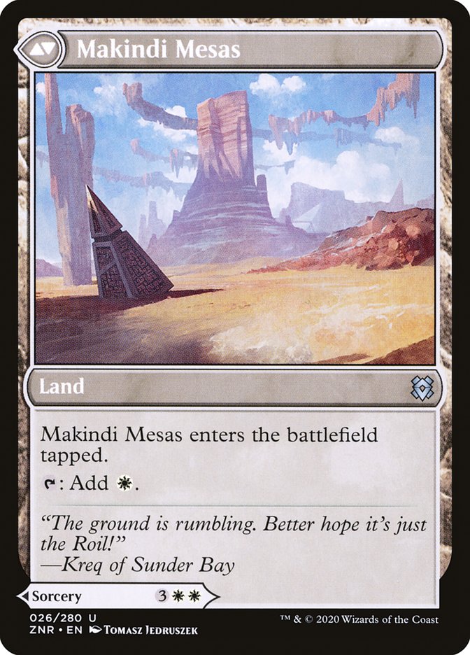 Makindi Stampede // Makindi Mesas (ZNR-026) - Zendikar Rising Foil