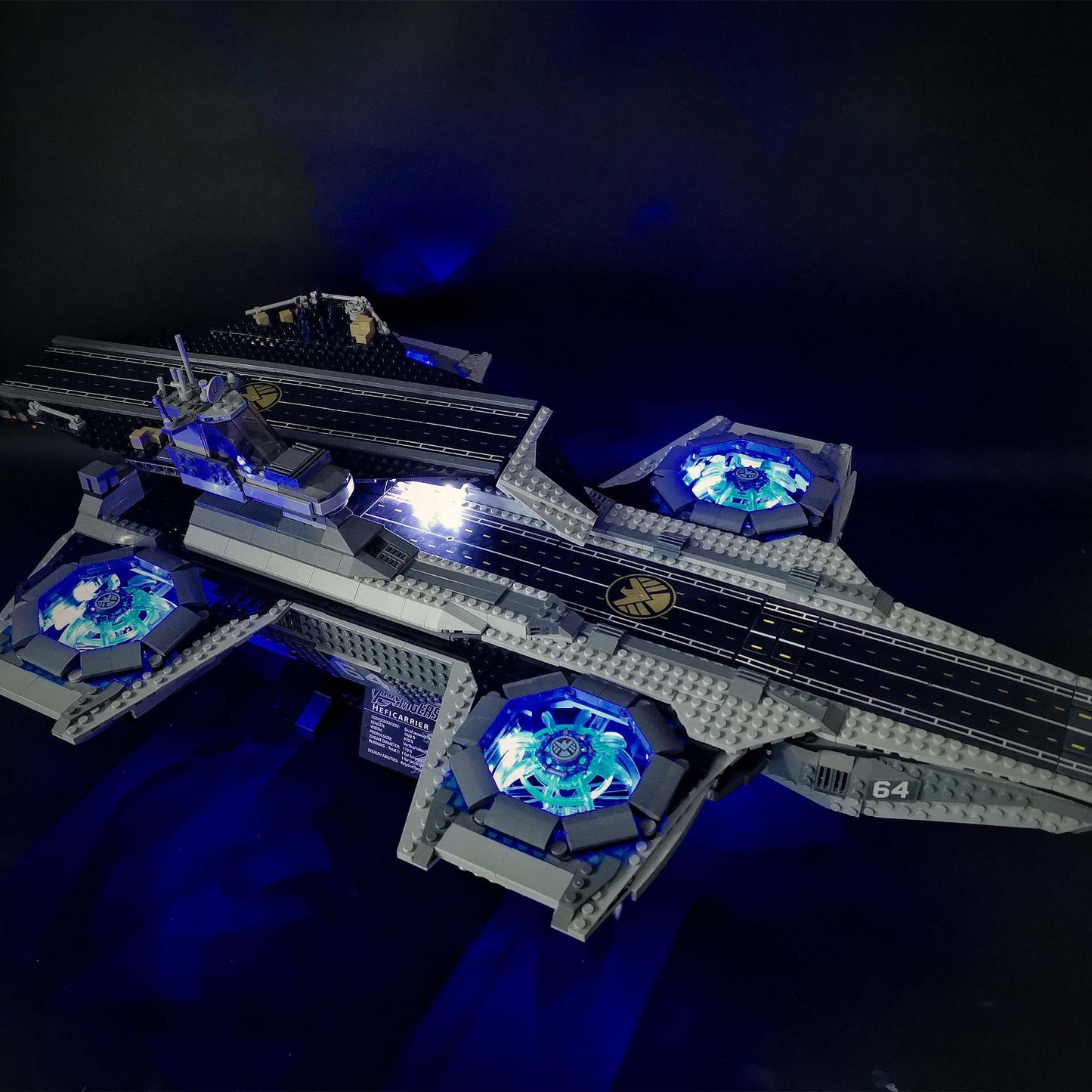 LEGO SHIELD Helicarrier #76042 Light Kit