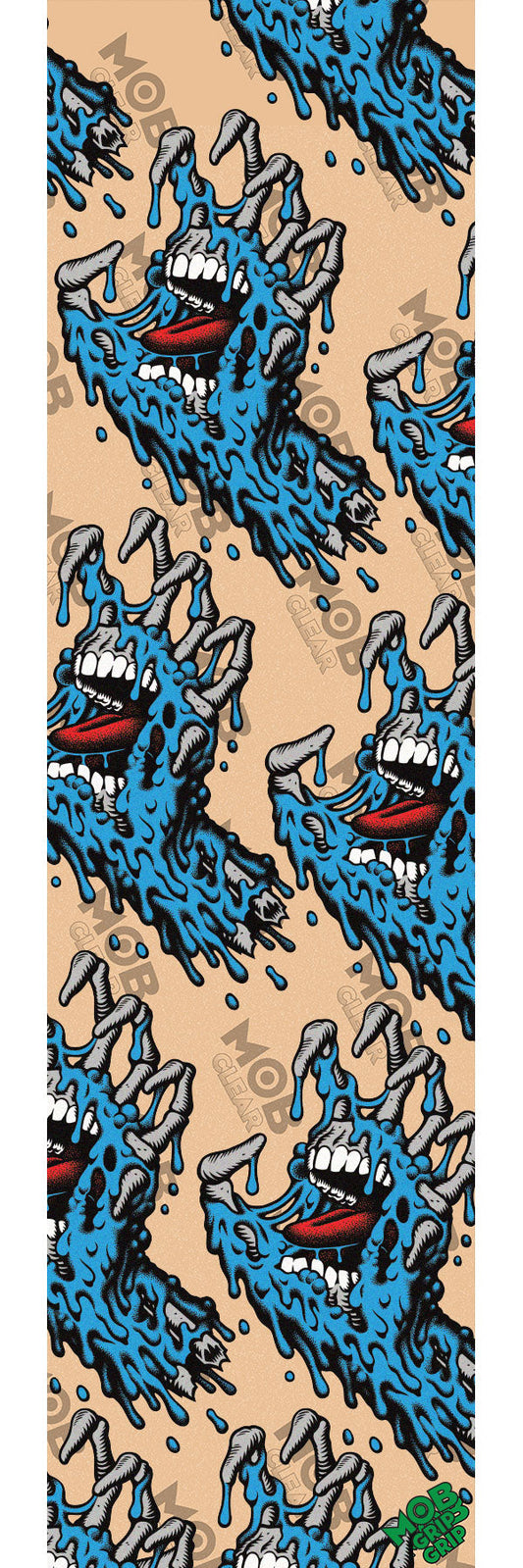 MOB x SANTA CRUZ "MELTING HAND" CLEAR 9" x 33" SKATEBOARD GRIP TAPE