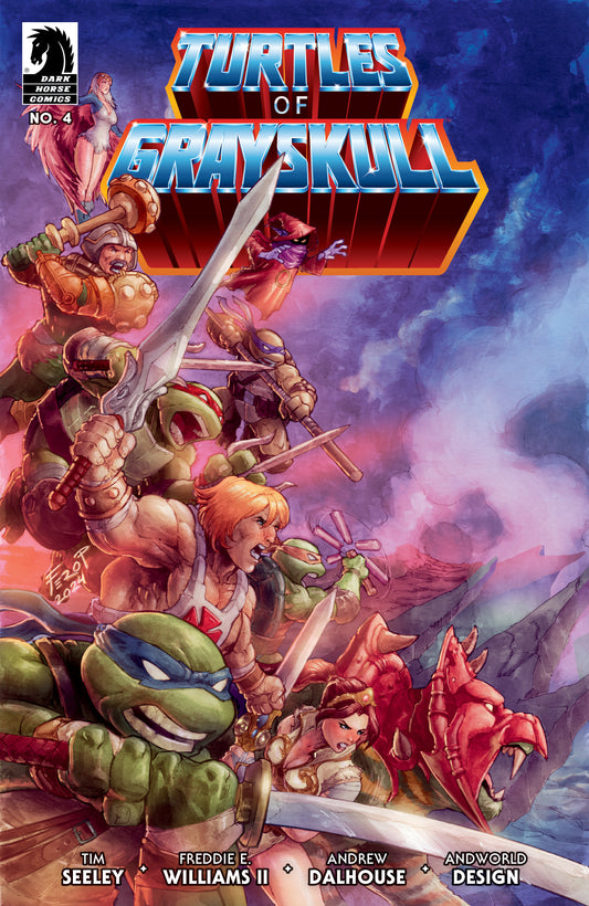 Masters Of The Universe Teenage Mutant Ninja Turtles Turtles Of Grayskull #4 C Fero Peniche (01/29/2025) Dark Horse