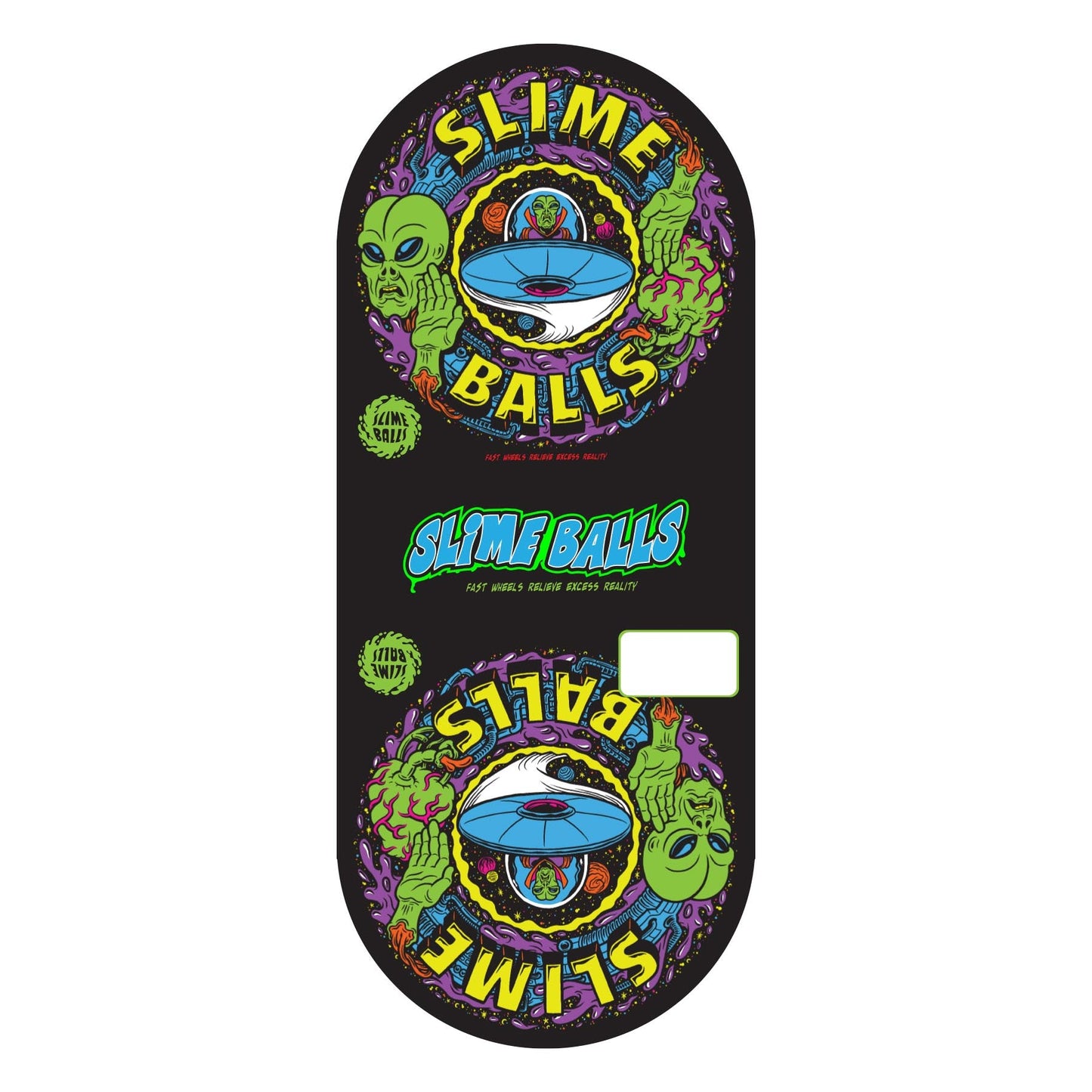 SLIME BALLS ALIEN OG SLIME GITD 60mm 78a SKATEBOARD WHEELS