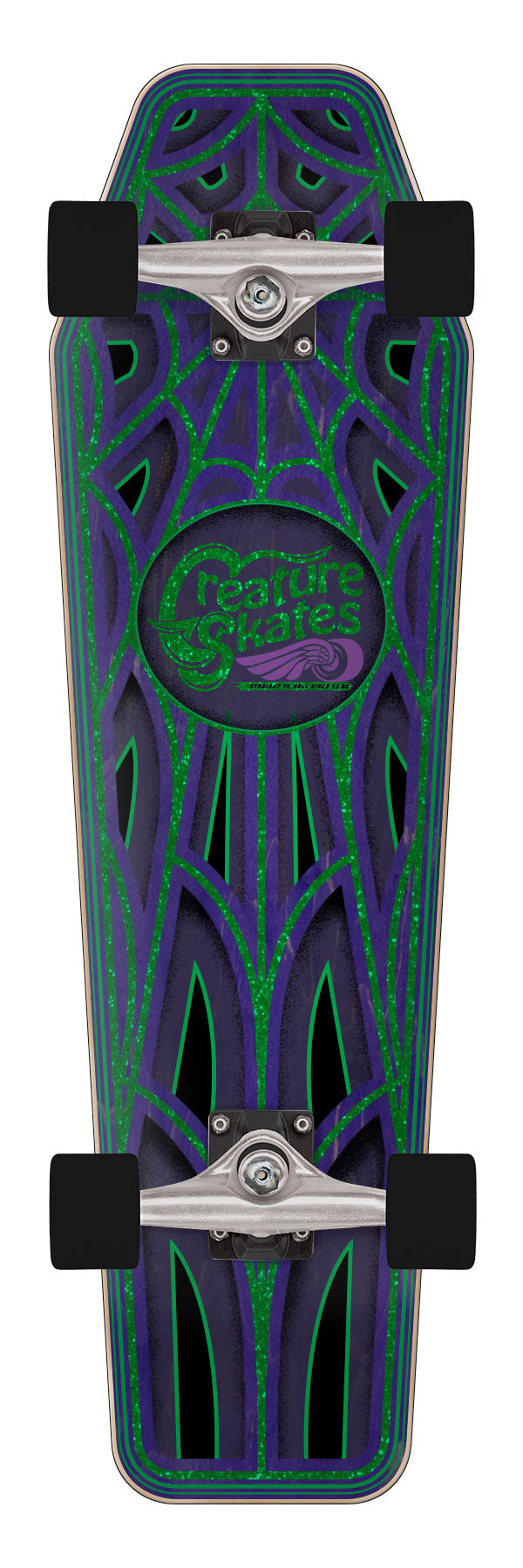 CREATURE GRAVE ROLLER COFFIN SHAPE 8.47" COMPLETE SKATEBOARD