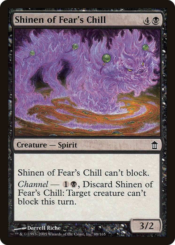Shinen of Fear's Chill (SOK-088) - Saviors of Kamigawa