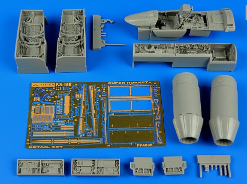 Aires 4635 1/48 F/A18E Super Hornet Detail Set For HSG