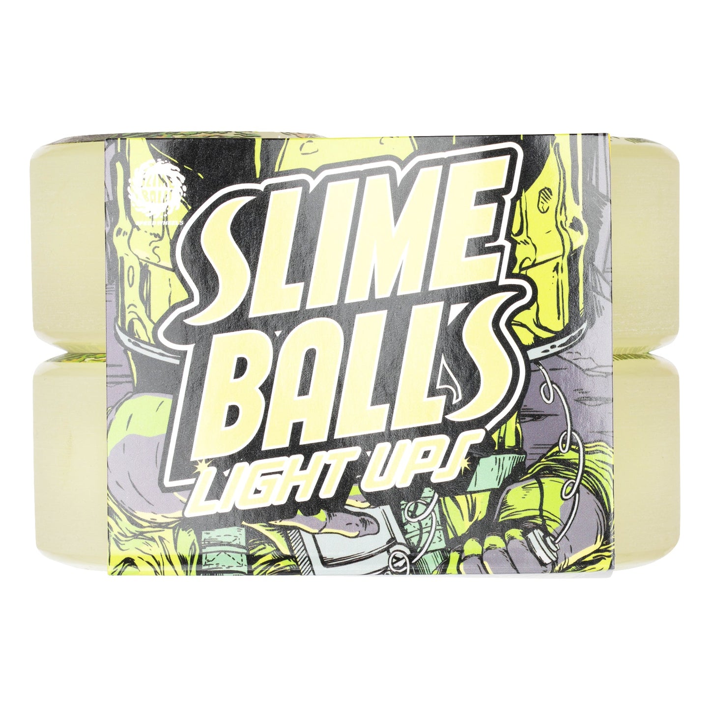 SLIME BALLS X CREATURE ATOMIC LIGHT UPS SLIME GITD 60MM 78A SKATEBOARD WHEELS