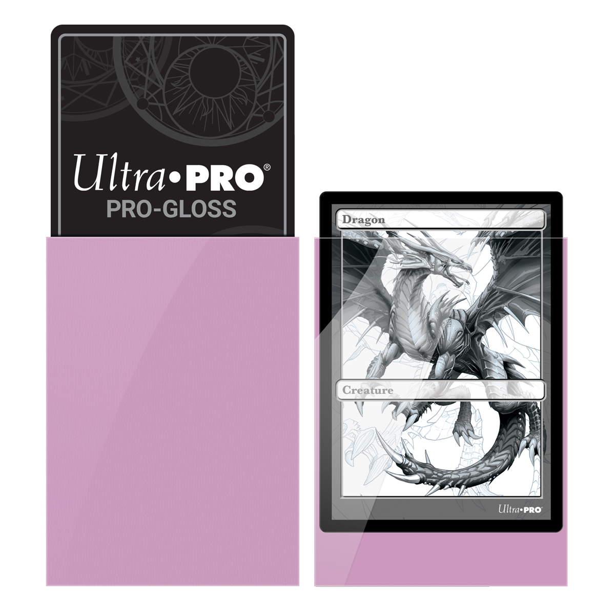 Ultra PRO: Standard 50ct Sleeves - PRO-Gloss (Bright Pink)