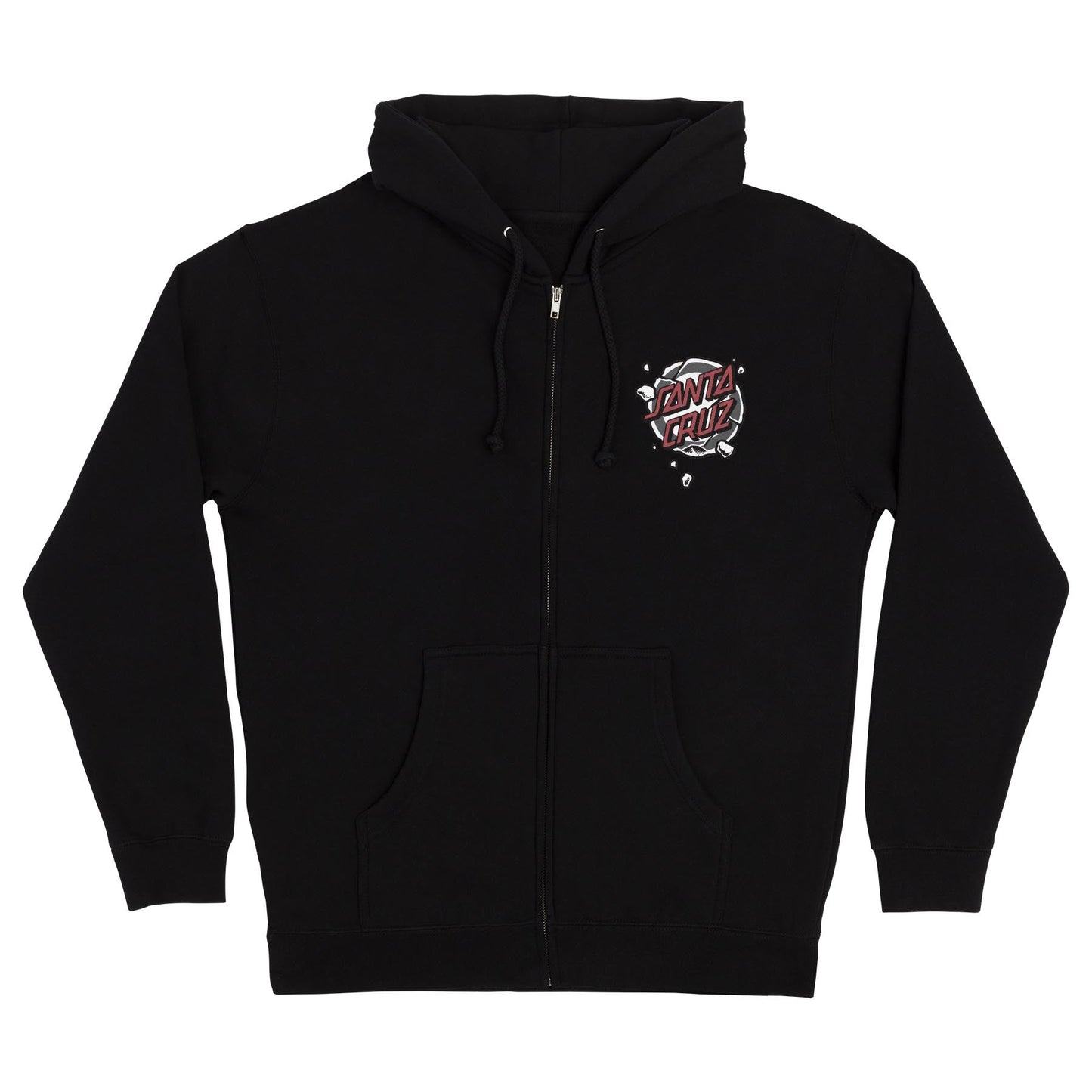 SANTA CRUZ ROSKOPP DESTRUCT DOT ZIP-UP SWEATSHIRT