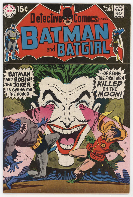 Batman Detective Comics 388 DC 1968 FN Irv Novick Robin Joker Batgirl