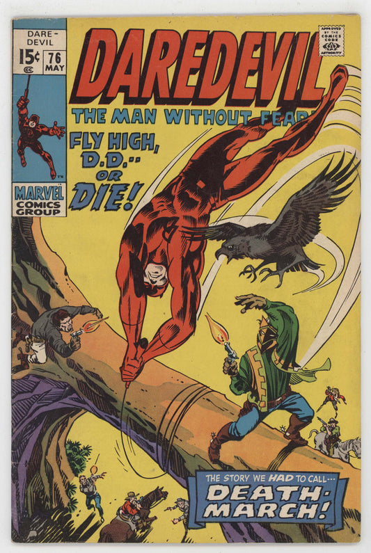 Daredevil 76 Marvel 1971 GD El Condor Gerry Conway Marie Severin