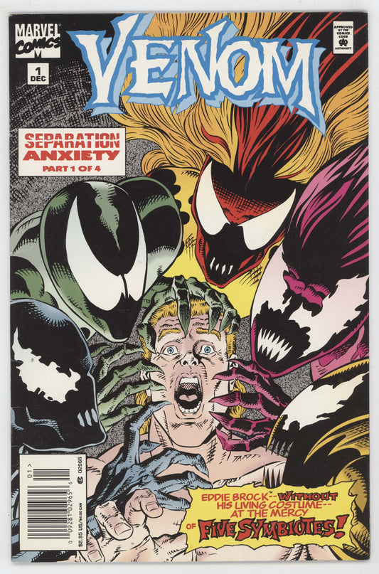 Venom Separation Anxiety 1 Marvel 1994 FN VF Ron Randall Newsstand