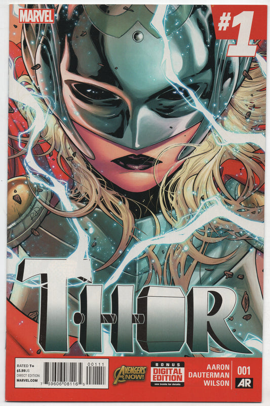 Thor 1 Marvel 2014 NM 1st Jane Foster Russell Dauterman Jason Aaron