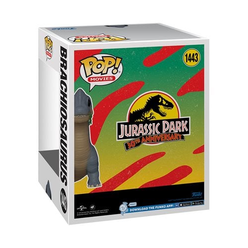 Funko Pop! #1443 Jurassic Park Brachiosaurus 6-Inch Vinyl Figure  - Entertainment Earth Exclusive