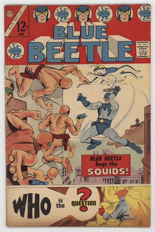 Blue Beetle 1 Charlton 1967 VG FN Steve Ditko Ted Kord 1st Question