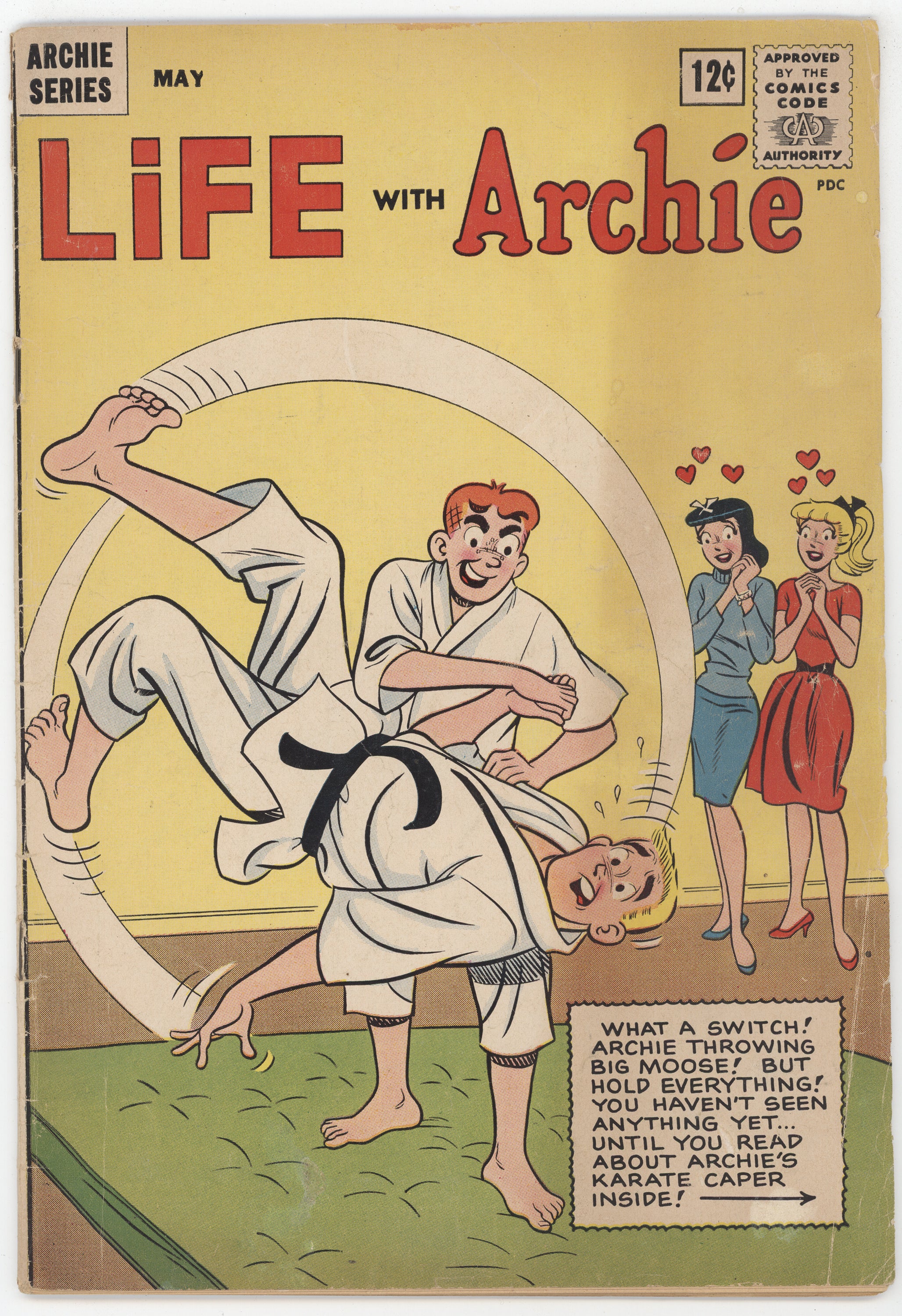 Life With Archie 20 Archie 1963 GD VG Karate Martial Arts Betty