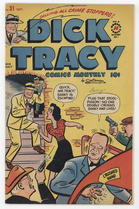 Dick Tracy Monthly 31 Harvey 1950 FN Headlights GGA Shakey Flattop Chester Gould
