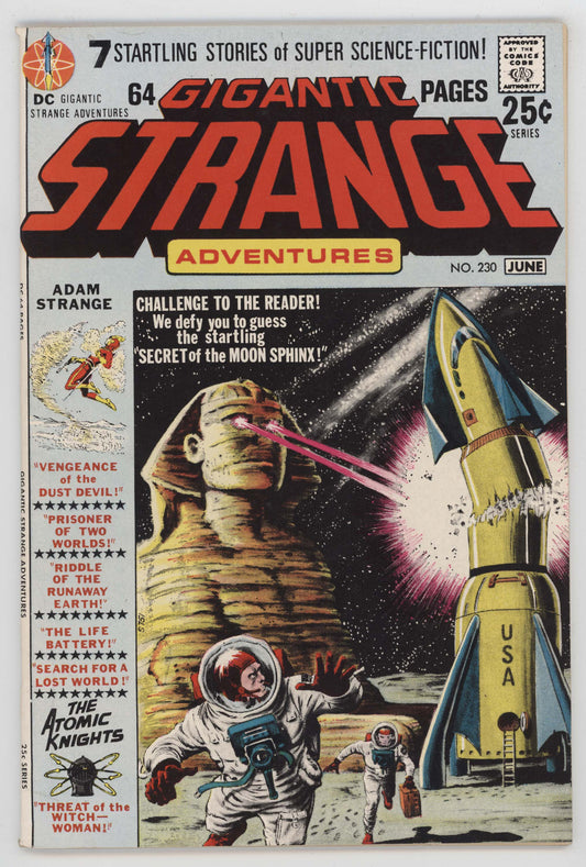 Strange Adventures 230 DC 1971 FN Murphy Anderson Moon Sphinx Spaceship