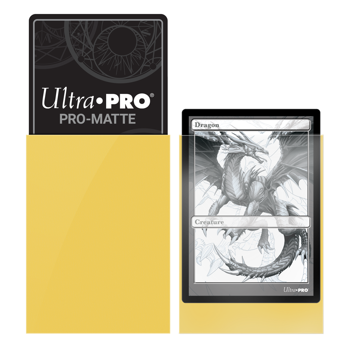 Ultra PRO: Standard 50ct Sleeves - PRO-Matte (Yellow)