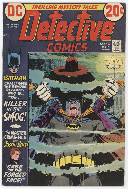 Batman Detective Comics 433 DC 1973 VG FN Dick Giordano Strangulation Choking