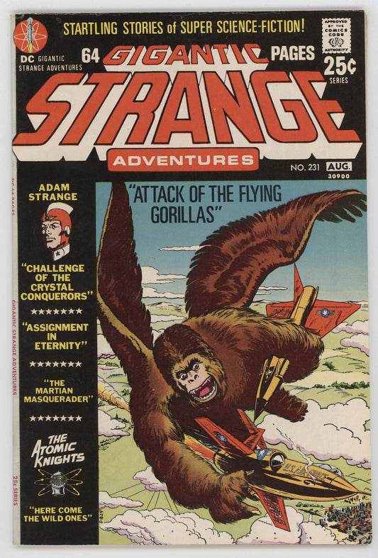 Strange Adventures 231 DC 1971 VF Adam Strange Flying Gorillas US Air Force