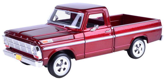 Motormax 79315AC-MR 1/24 Scale 1969 Ford F-100 Pickup