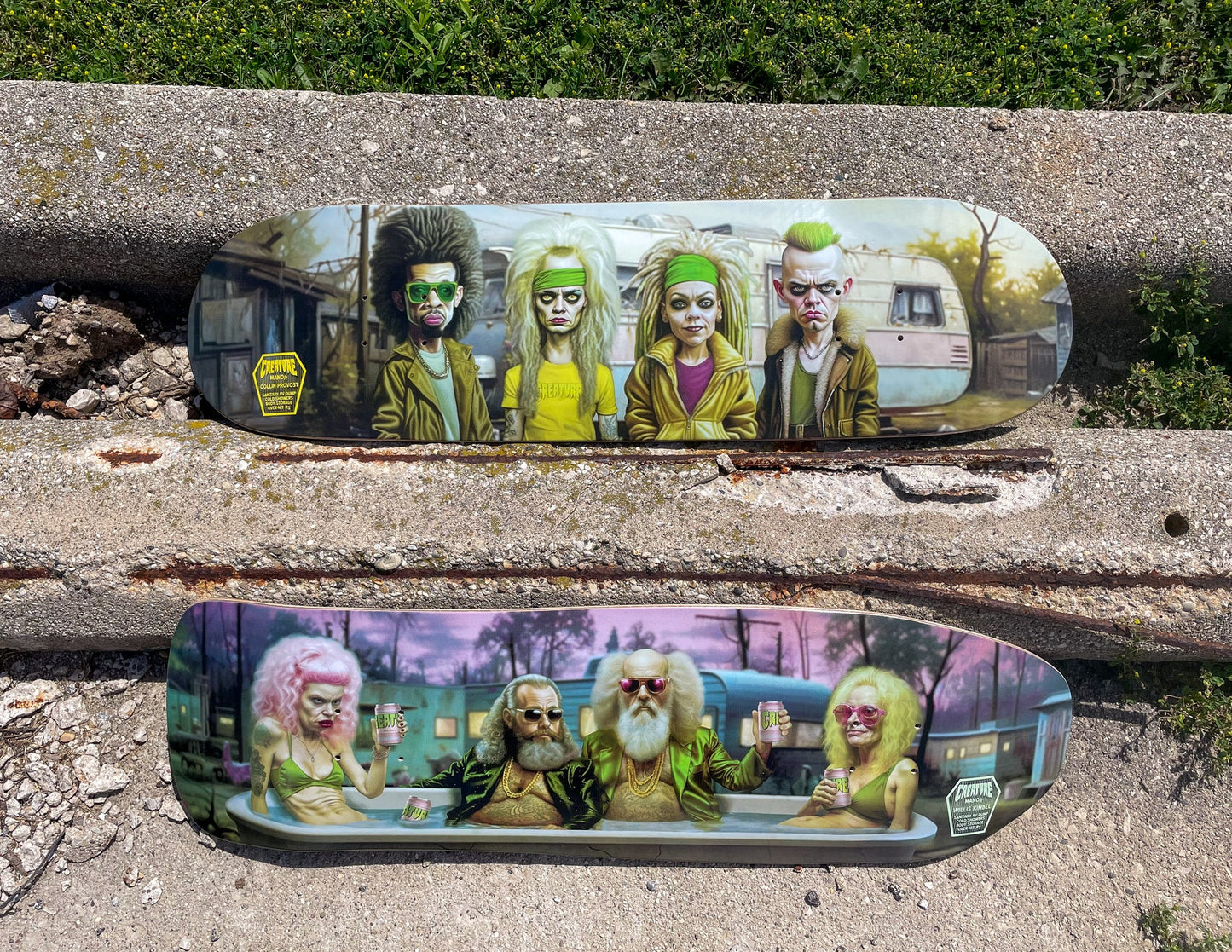 CREATURE KIMBEL MANOR VX 9.35" SKATEBOARD DECK