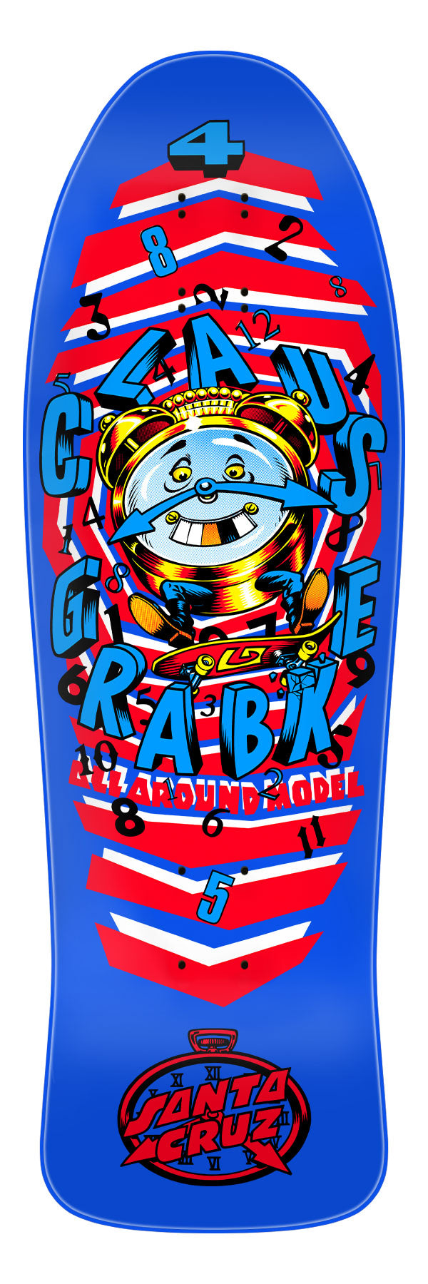 SANTA CRUZ CLAUS GRABKE "ALL AROUND" 9.89" SKATEBOARD DECK